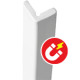 Paracolpi SAFE IN in Eva espansa angolo lato 27mm col. bianco magnetico