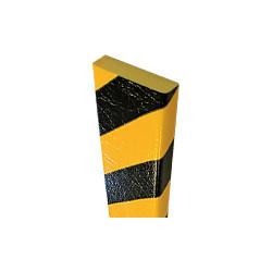 Paracolpi tipo S piatto colore giallo / nero da mt. 1