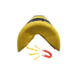 Paracolpi SAFE IN in Eva espansa ang. diam. 40 mm GIALLO/NERO magnetico