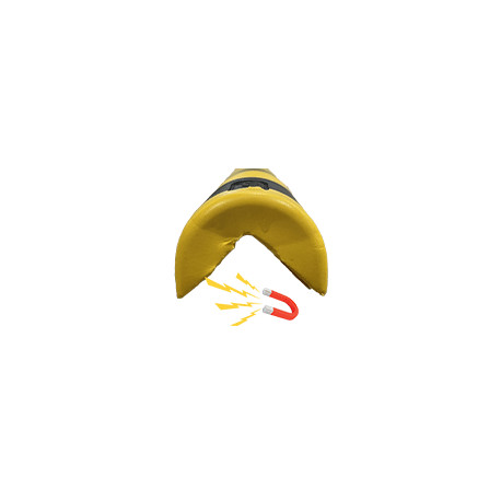 Paracolpi SAFE IN in Eva espansa ang. diam. 40 mm GIALLO/NERO magnetico