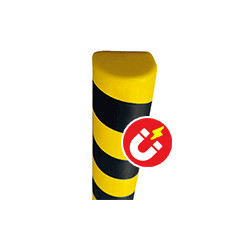 Paracolpi SAFE IN in Eva espansa tondo d. 40mm giallo/nero magnetico