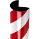Paracolpi tipo A+ mt. 1 rosso/bianco RIFRANGENTE