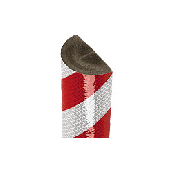 Paracolpi tipo C+ mt. 1 rosso/bianco RIFRANGENTE