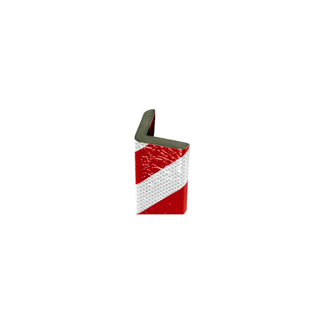 Paracolpi tipo H+ mt. 1 rosso/bianco RIFRANGENTE