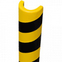 Paracolpi SAFE IN in Eva espansa per tubi h. 40 mm colore giallo/nero