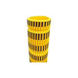 Paracolpi SAFE IN in Eva espansa cavo rigato colore giallo/nero