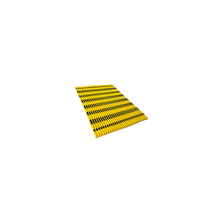 Paracolpi SAFE IN in Eva espansa piano rigato colore giallo/nero