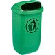 Gettacarte polietilene colore verde palo escluso