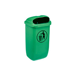 Gettacarte polietilene colore verde palo escluso