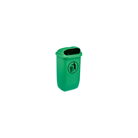 Gettacarte polietilene colore verde palo escluso