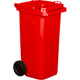 Cassonetto mobile portarifiuti da litri 120 ROSSO
