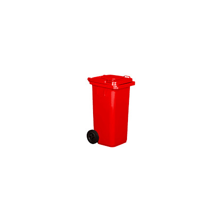 Cassonetto mobile portarifiuti da litri 120 ROSSO
