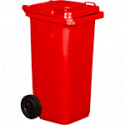 Cassonetto mobile portarifiuti da litri 120 ROSSO