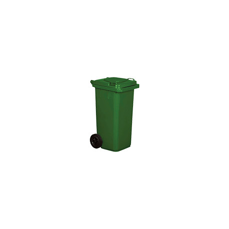 Cassonetto mobile portarifiuti da litri 120 Verde