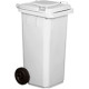 Cassonetto mobile portarifiuti da litri 120 BIANCO