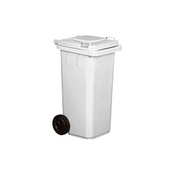 Cassonetto mobile portarifiuti da litri 120 BIANCO