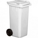 Cassonetto mobile portarifiuti da litri 120 BIANCO