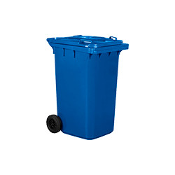 Cassonetto mobile portarifiuti da litri 240 BLU
