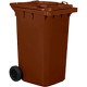 Cassonetto mobile portarifiuti da litri 240 MARRON