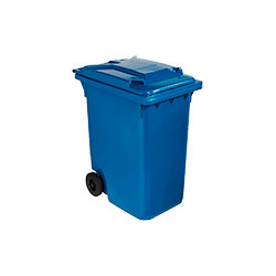 Cassonetto mobile portarifiuti da litri 360 BLU