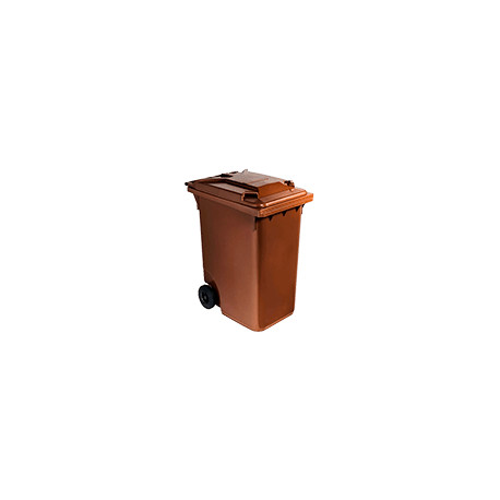 Cassonetto mobile portarifiuti da litri 360 MARRON