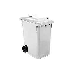 Cassonetto mobile portarifiuti da litri 360 BIANCO