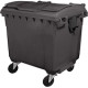 Cassonetto rifiuti SOLIDI coperchio piano L. 1100 GRIGIO