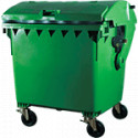 Cassonetto 4 ruote coperchio basculante modello unico