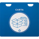 Cestino PVC flessibile arancio x carta