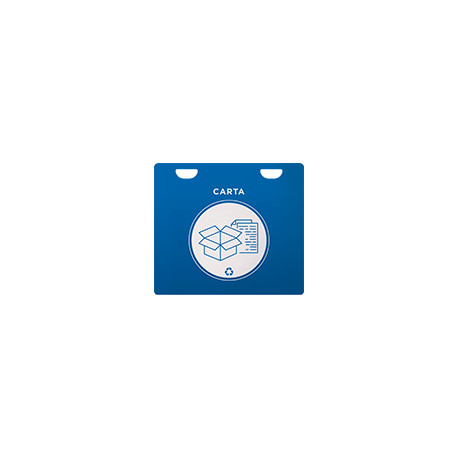 Cestino PVC flessibile arancio x carta