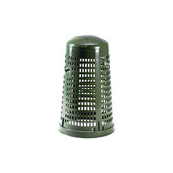 Trespolo portasacco verde abete con coperchio l. 100