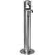 Posacenere a colonna in acciaio INOX satinato h. 101 cm