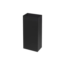 Corpo colore nero in acciaio capacita' 42 lt escluso coperchi colorati