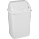 Pattumiera con coperchio basculante bianca 35 lt.