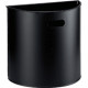 Gettacarta murale 20lt in metallo verniciato nero