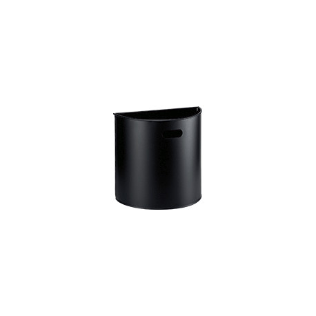 Gettacarta murale 20lt in metallo verniciato nero
