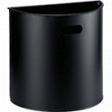 Gettacarta murale 20lt in metallo verniciato nero