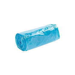 Confezione 20 sacchi l 30 azzurro trasparente PEHD
