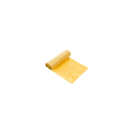Confezione 20 sacchi l 110 giallo trasparente PEHD