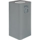 Gettacarta da pavimento 100lt grigio,coperchio basculante+1pittogramma