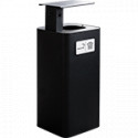 Gettacarta/posacenere da esterno nero 100 lt