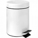 Pattumiera a pedale col. bianco 3lt 16,7x27h