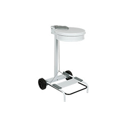 Carrello reggisacco con ruote colore bianco (sacco escluso)