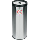 Posacenere da pavimento con sabbia inox