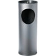 Gettacarta/posacenere grigio c/sabbia