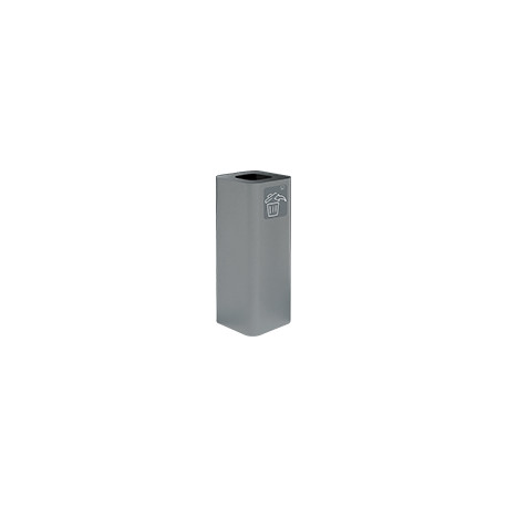 Gettacarta da pavimento 60lt grigio,+ simbolo indifferenziata