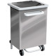 Pattumiera a pedale acciaio inox 70 lt