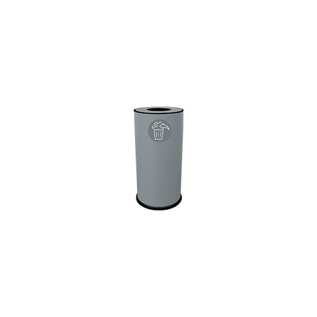 Gettacarta da pavimento 70 lt grigio