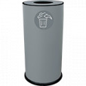 Gettacarta da pavimento 70 lt grigio
