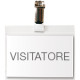 Confezione da 50 portanomi con clip